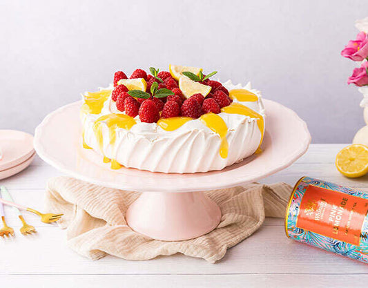 Pretty Pink Lemonade Summer Pavlova