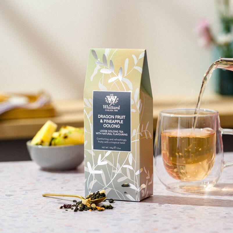 Teh Longgar Buah Naga & Nanas Oolong