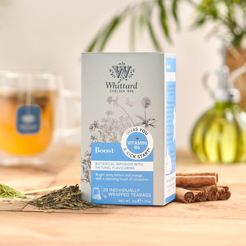 Boost Botanical Wellness Infusion 20 Uncang Teh yang Dibalut Secara Individu