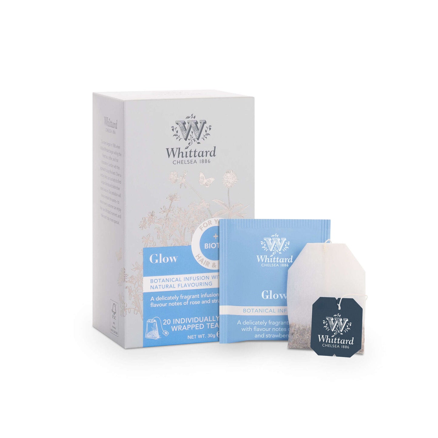 Glow Botanical Wellness Infusion 20 Individually Wrapped Teabags