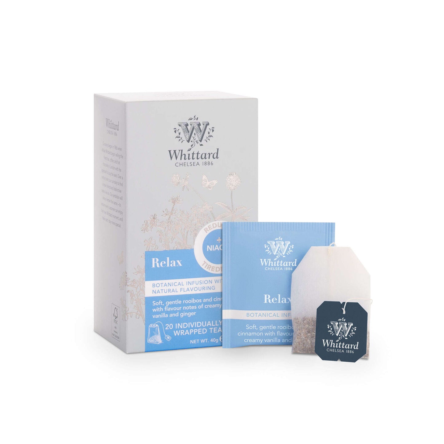 Relax Botanical Wellness Infusion 20 Individually Wrapped Teabags