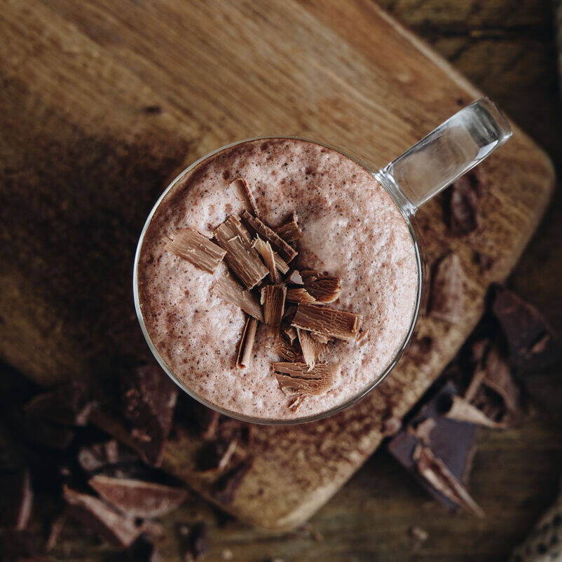 Coklat Panas Perisa Oren