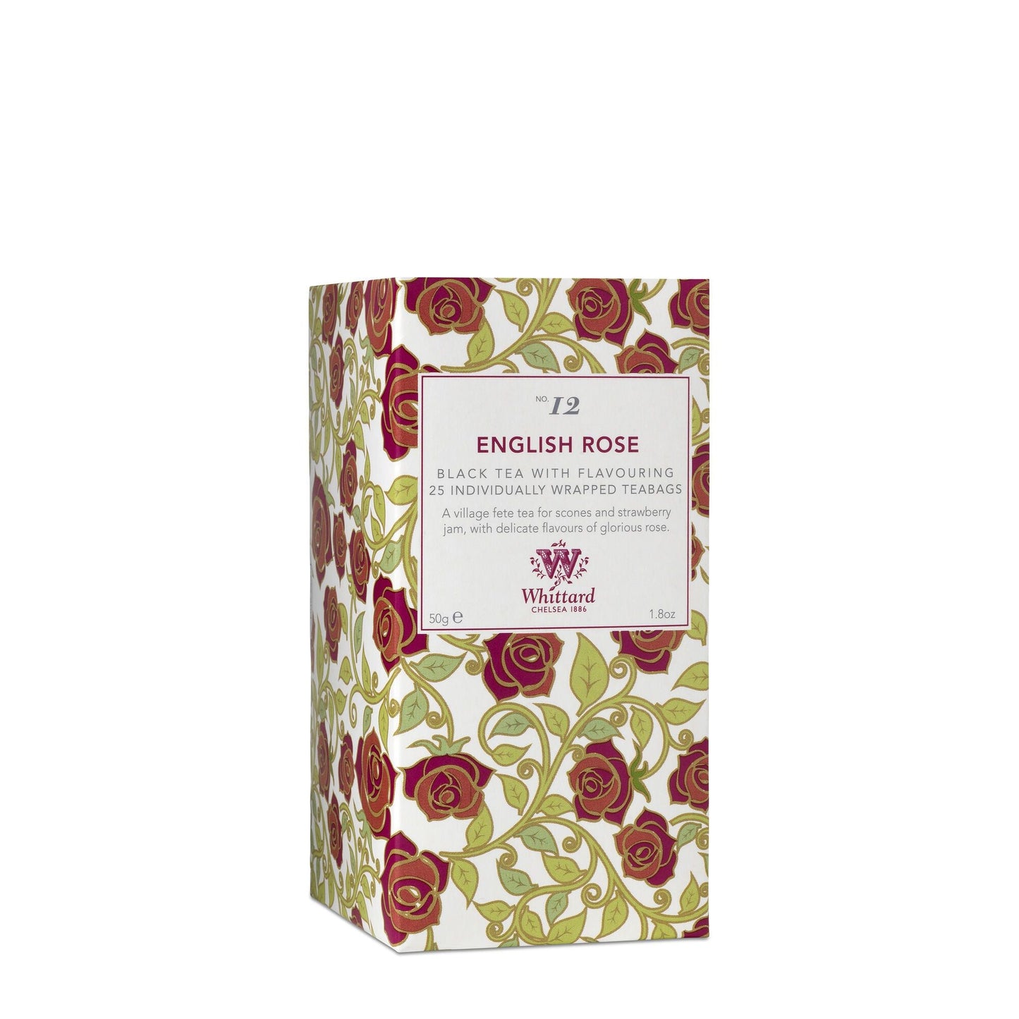 Tea Discoveries English Rose 25 Uncang Teh yang Dibalut Secara Individu