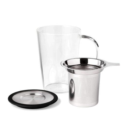 Mug Infuser Pao Kaca Hitam