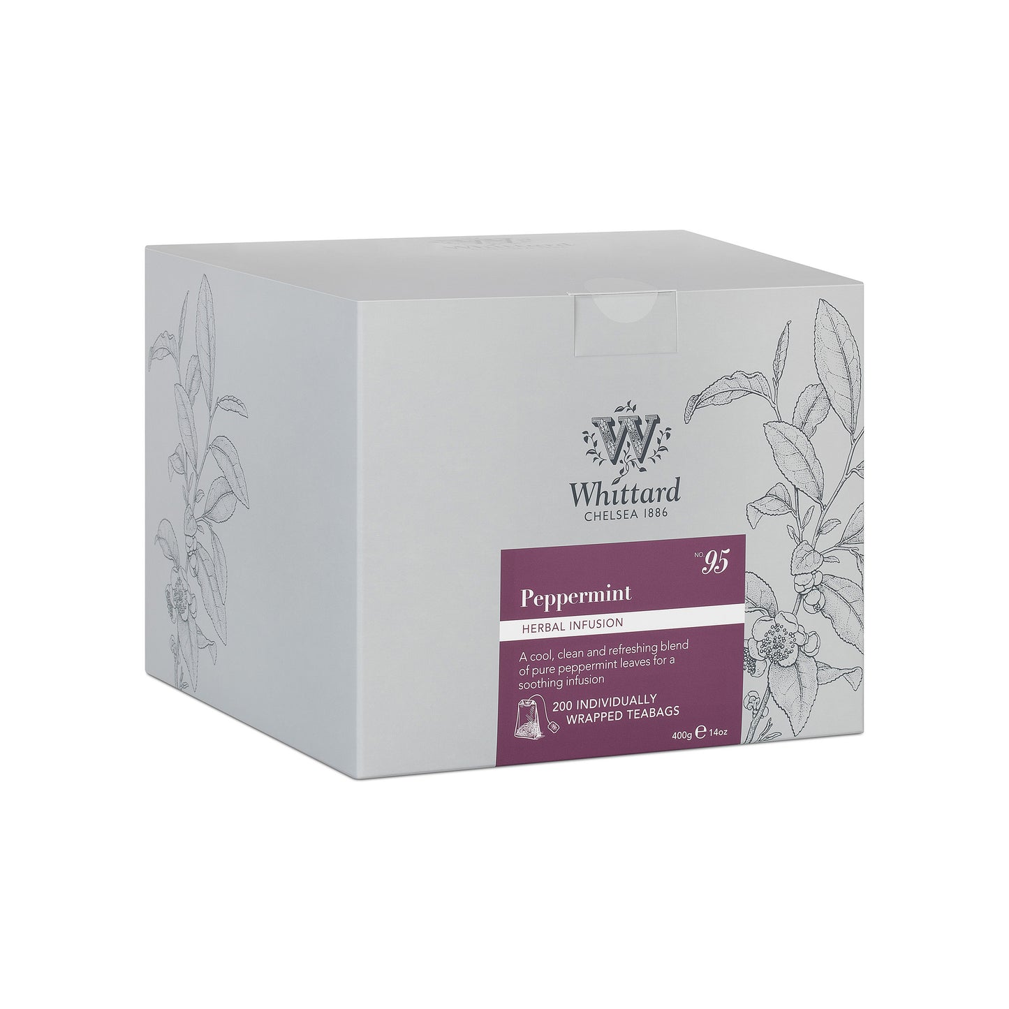 Peppermint Infusion 200 Individually Wrapped Teabags