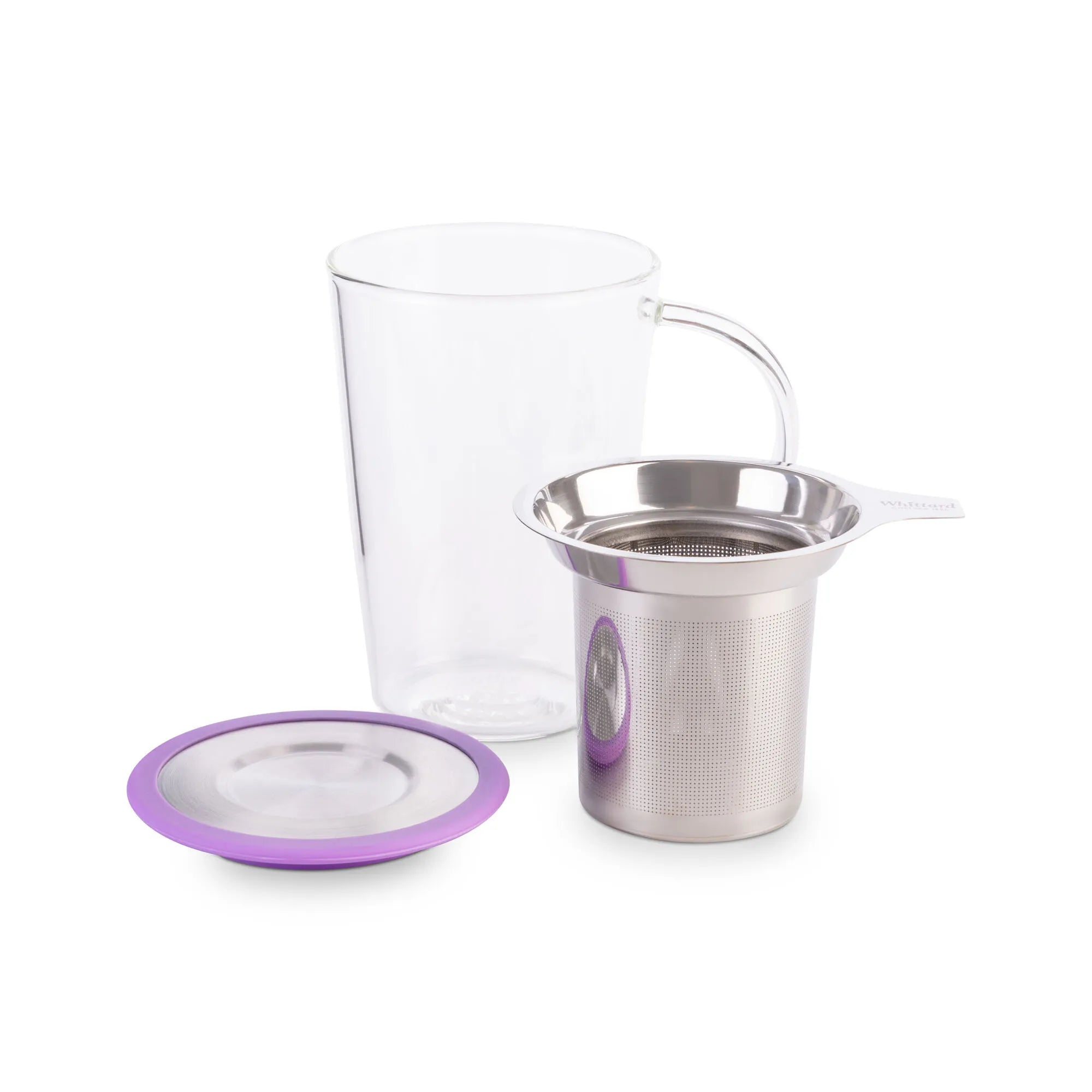 Lavender Glass Pao Infuser Mug