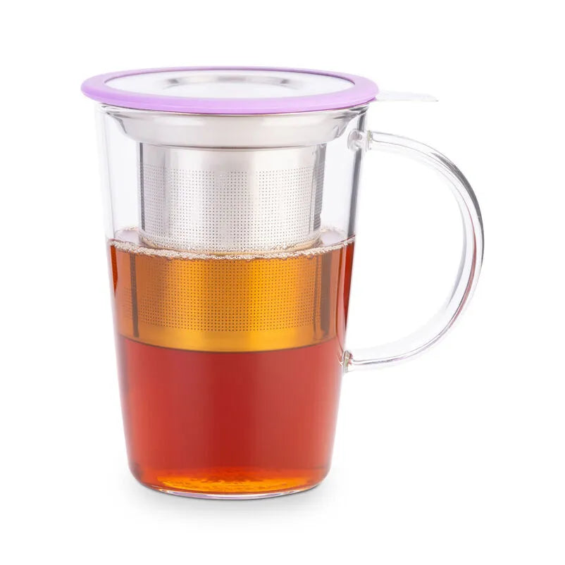 Lavender Glass Pao Infuser Mug