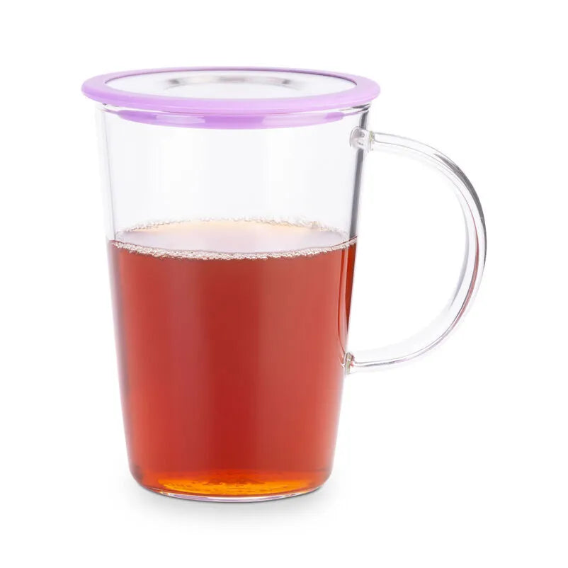 Lavender Glass Pao Infuser Mug