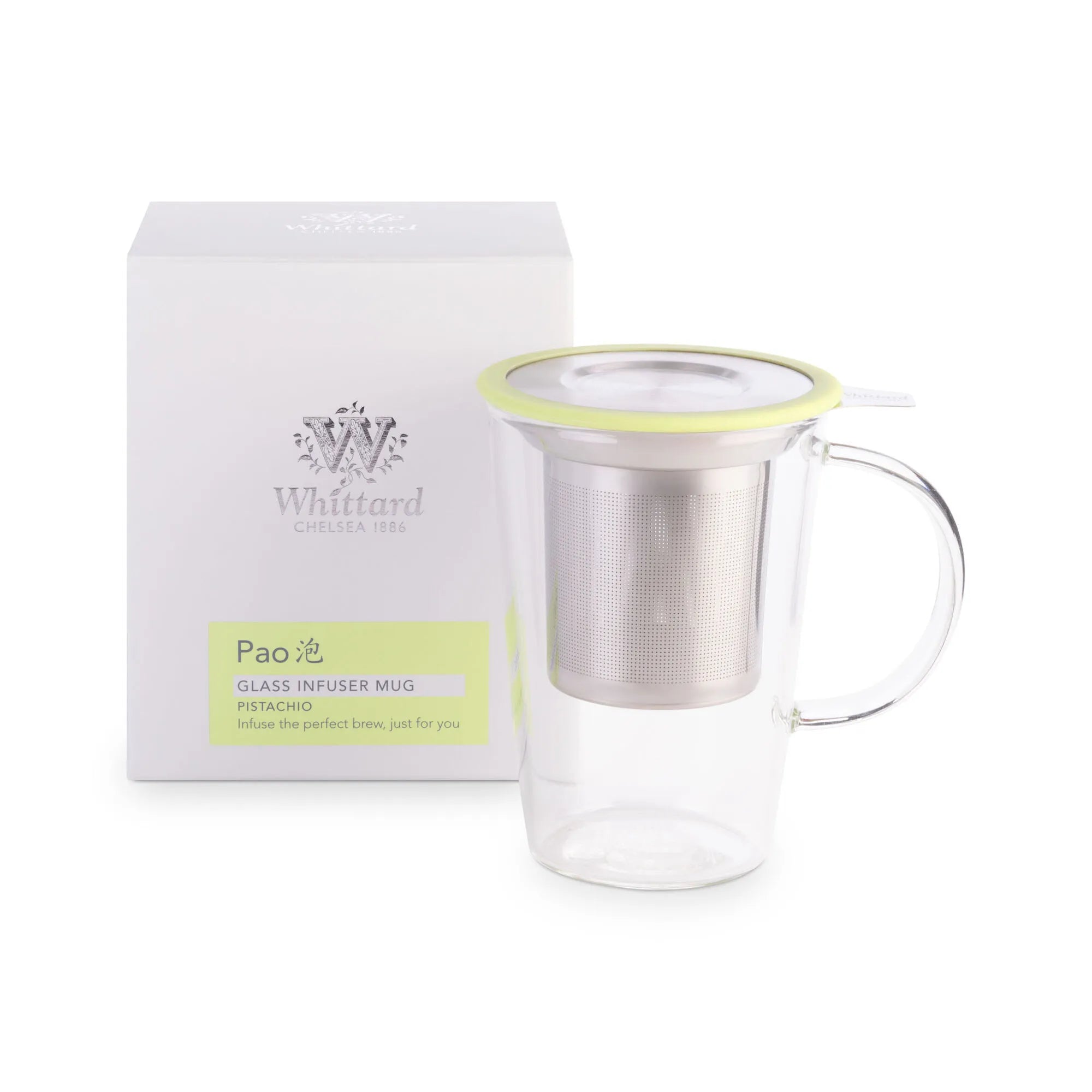 Pistachio Glass Pao Infuser Mug