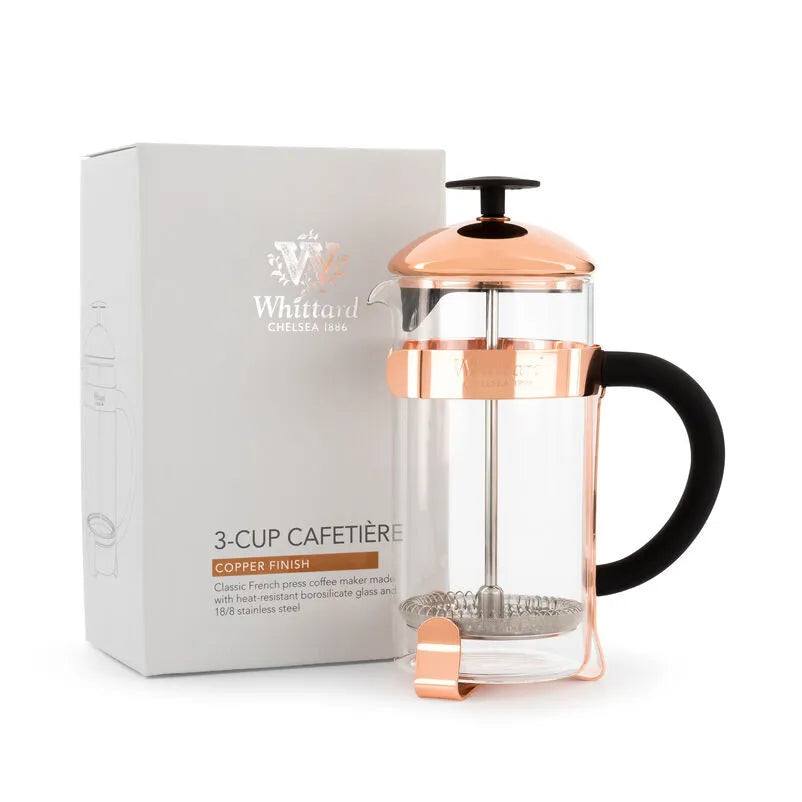 Whittard Copper 3-Cup Cafetière