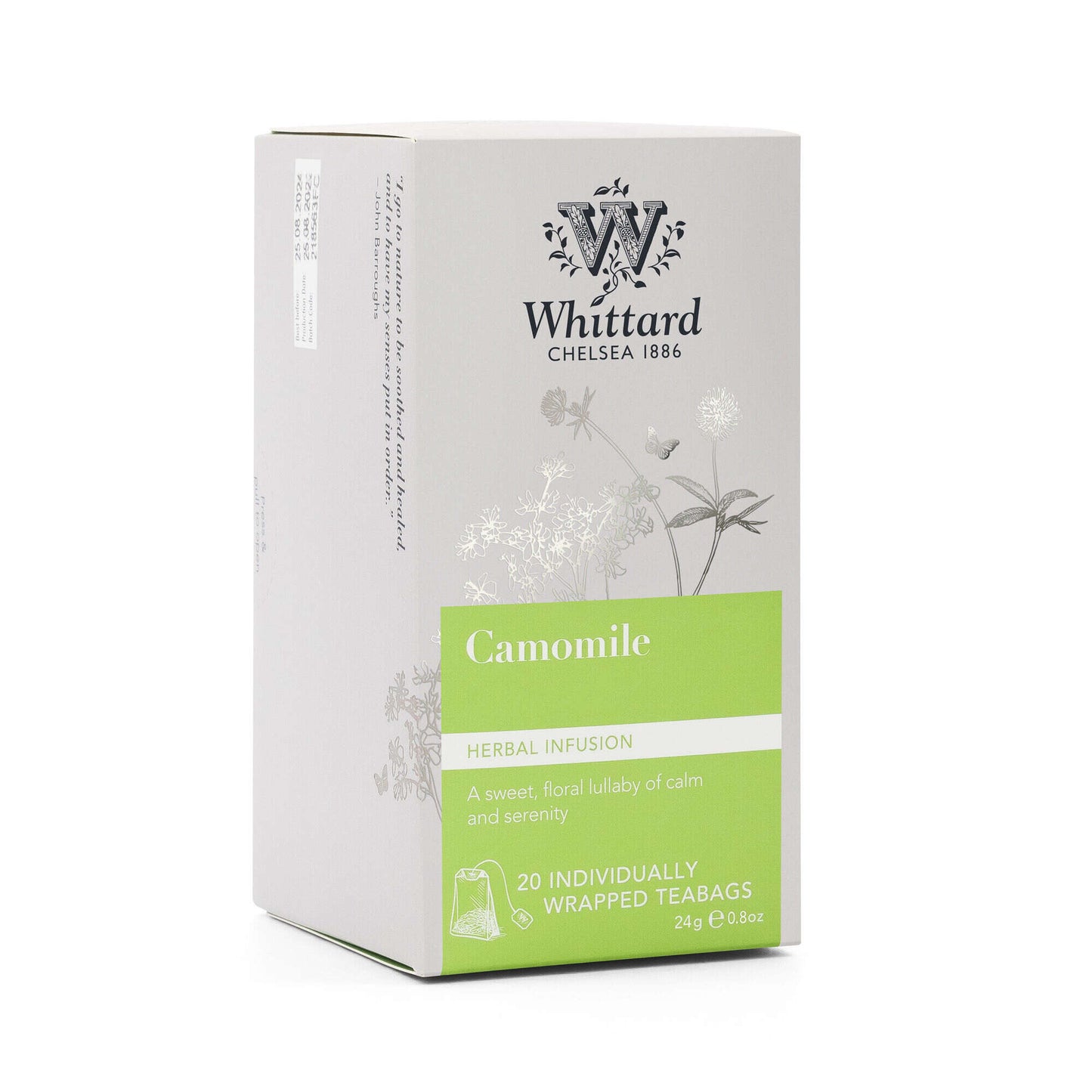 Camomile Infusion 20 Individually Wrapped Teabags