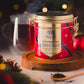 Christmas Tea Clip Top Tin