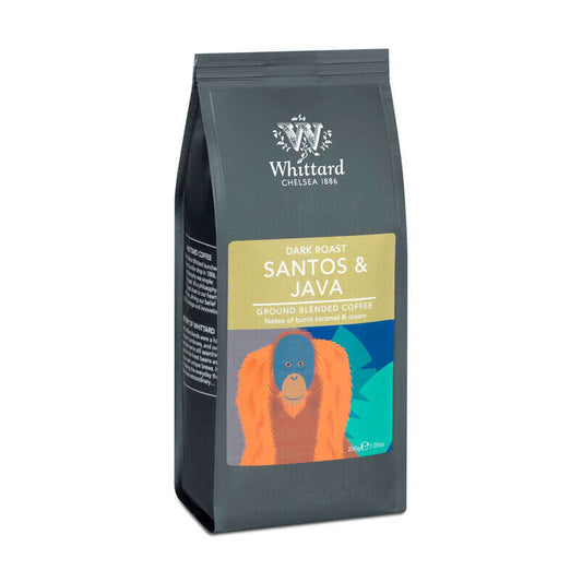 Santos and Java Ground Coffee Valve Pack