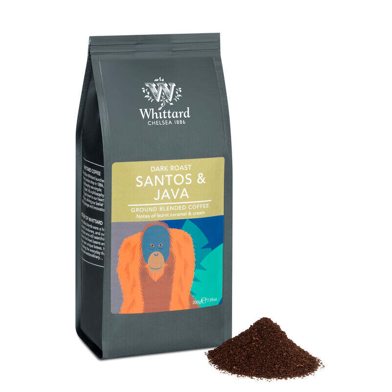 Santos and Java Ground Coffee Valve Pack