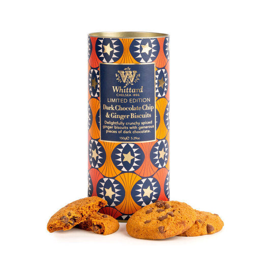 Limited Edition Dark Chocolate Chip and Ginger Biscuits