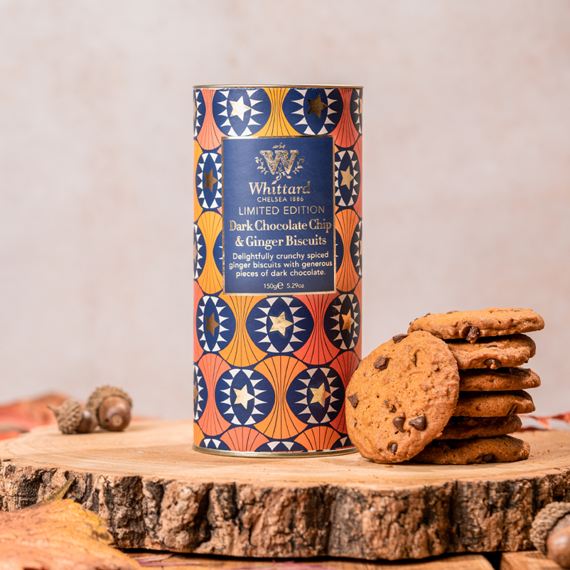 Limited Edition Dark Chocolate Chip and Ginger Biscuits